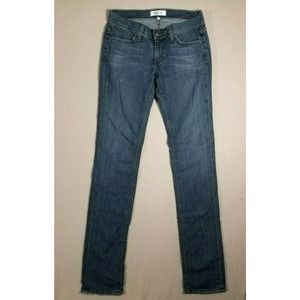 Habitual Jeans Womens 27 Skinny‎ Denim Straight Leg Nitro Tory Burch A1